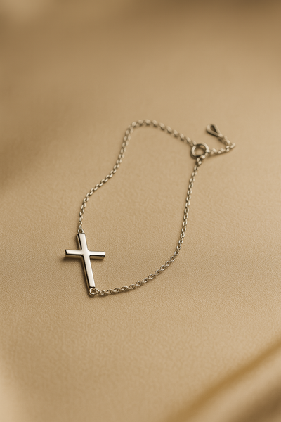 <h3>Pulsera 925 Plata de Ley</h3>  <b>CRUZ</b>