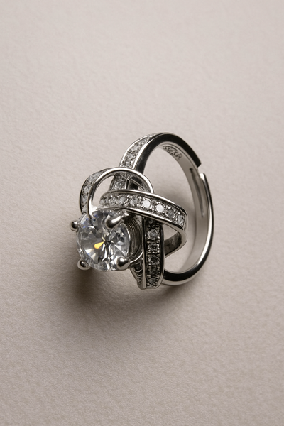 <h3>Anillo 925 Plata de Ley</h3>  <b>LABERINTO</b>