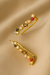 <h3>Pendientes en Baño de Oro 18k</h3><b>DAMA ROSA</b>