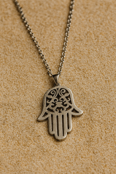 <h3>Collar en Plata</h3>  <b>MANO DE FÁTIMA</b>