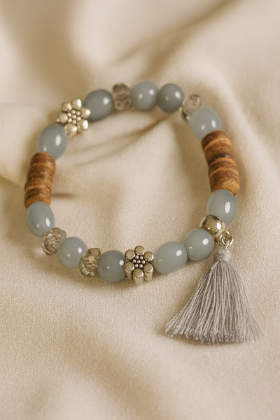 <h3>Pulseras en Plata Tibetana</h3>  <b>KARMA JEWELS</b>