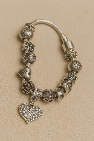 <h3>Pulsera en Plata</h3>  <b>CÚPIDO</b>